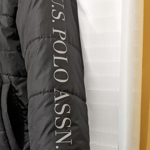 U.S. Polo Assn. Mens Hooded Thick Puffer Jacket  Black Sz XL - Picture 5 of 10